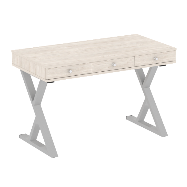 Home Office Стол письменный VR.SP-1-118.M Денвер светлый/Серый металл 1180*600*750 - Вид 1