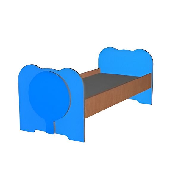 Кровать детская Слоненок (цветная), 1400 - Вид 1