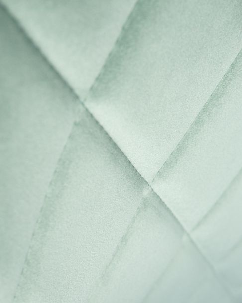 Стул обеденный DOBRIN ROBERT (черные матовые ножки, велюр V108-118 Мятный) - Вид 7