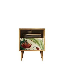 Тумбочка Berber с одним ящиком арт BB06/Print_55 - Фото предпросмотра