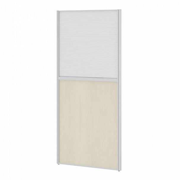 Модуль комбинированный "Мобильные офисные перегородки «Ритм»" ПК-РТМ-МДК167х120П/Д-В1-559 клен - Вид 1