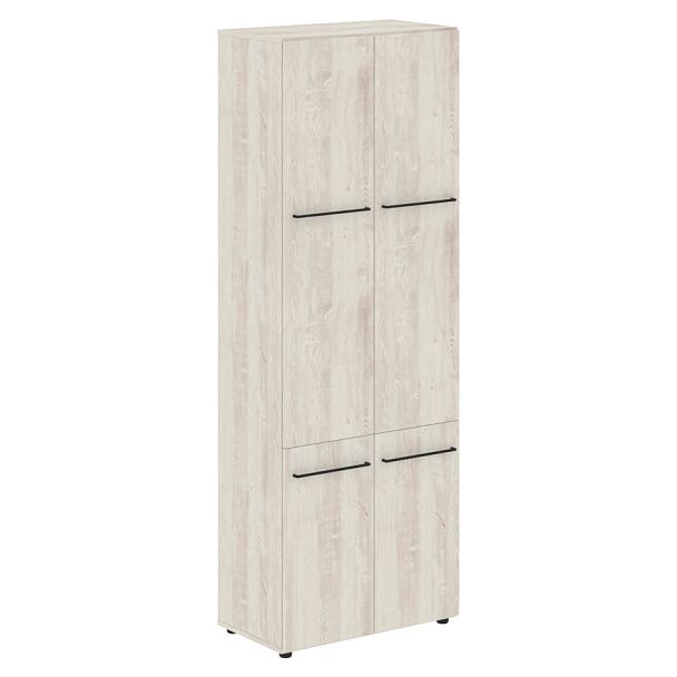 Шкаф с глухими средними и малыми дверьми LHC 80.3 Сосна Эдмонт 800х430х2253 LOFTIS - Вид 1