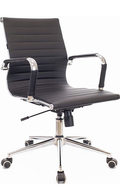 Кресло Everprof Leo T Экокожа Черный - Вид 1