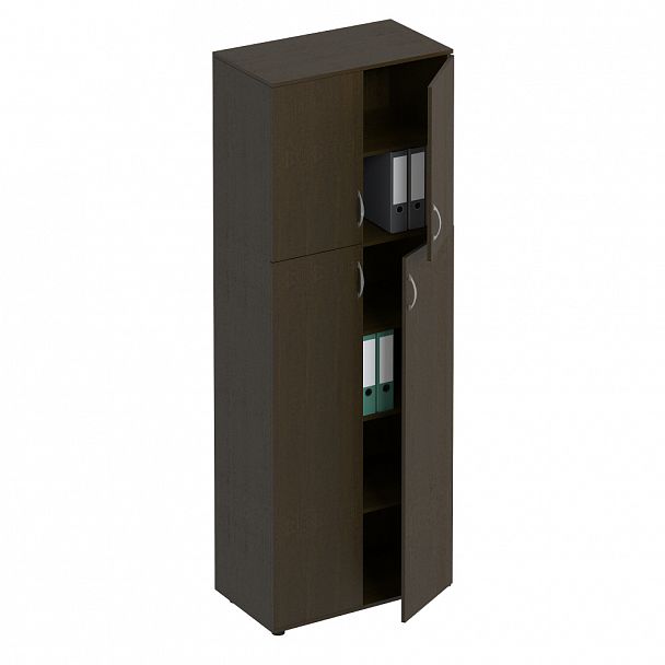 Шкаф для документов закрытый 4- дверный "Формула" ФР 373 венге темный - Вид 1