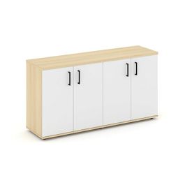 Стайл Проджект Тумба опорная/приставная SN.TOP-132 Акация Лорка/Белый/Черный Ручки 1432*400*750 - Фото предпросмотра