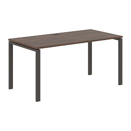 Стол прямой EUST 1580 Дуб Денвер тёмный/Мокко 1560х800х750 EDIS - Фото предпросмотра