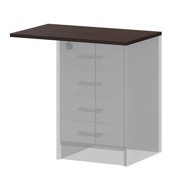 Крышка к приставным тумбам А-706.Ф Дуб венге 730x450x22 Арго - Вид 1