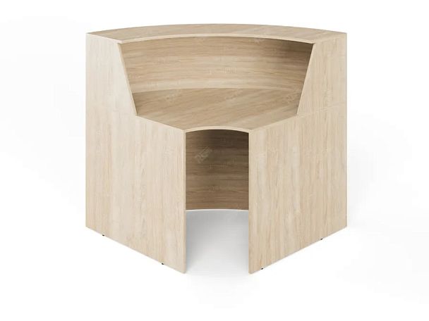 ЛАЙТ / LIGHT RLG069-9x9 Блок ресепшн с полкой 90x90x125 Дуб Сонома - Вид 1