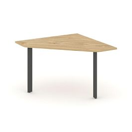 Style Project Next Угловой элемент переговорного стола SN-59.UPRG-031 Тиквуд Светлый/Металл Антрацит 1180*1180*750 - Фото предпросмотра