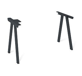 Основание для стола Sheffilton SHT-TU92 антрацит - Фото предпросмотра