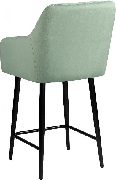 Комплект полубарных поворотных кресел Барли К, Confetti aquamarine/черный, 3 шт. - Вид 6