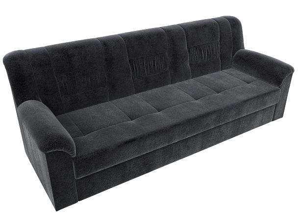 Диван прямой Карелия Велюр серый - Вид 5