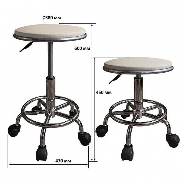 Табурет М95-01 beige - Вид 4