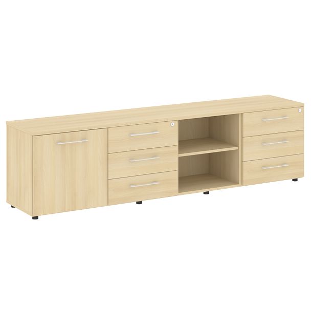 Yalta Тумба модульная LT.TS-4.1 (R) Акация 2188*450*580 - Вид 1