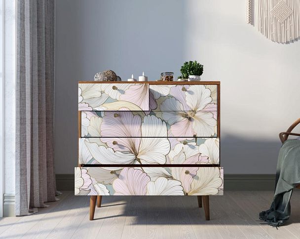 Комод Berber пять ящиков 31 принт арт BB36/Print_31 - Вид 2