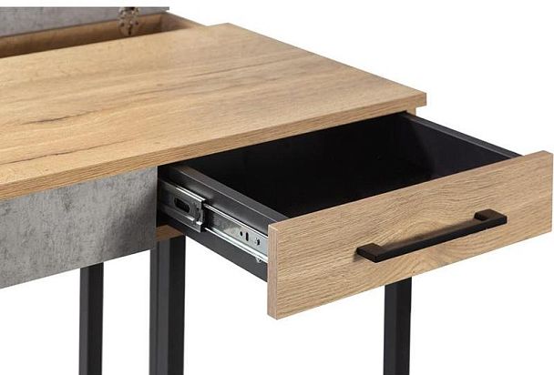 Стол рабочий Loft Дуб натур/Бетон - Вид 5