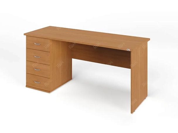 ЛАЙТ / LIGHT RLG007-16x6L Однотумбовый стол 160x60x75 Вишня - Вид 1