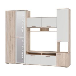 Гостиная "Лукас" дуб сонома/белый - Фото предпросмотра