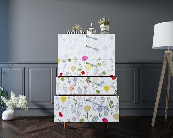 Комод высокий "Berber" принт 7 - Вид 5