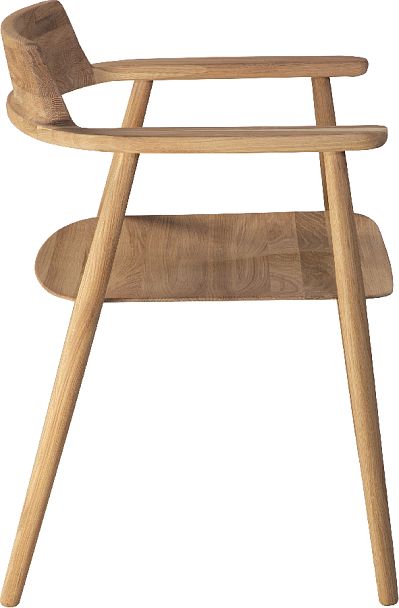 Кресло деревянное из массива дуба Сэн Дуб натуральный - Вид 4