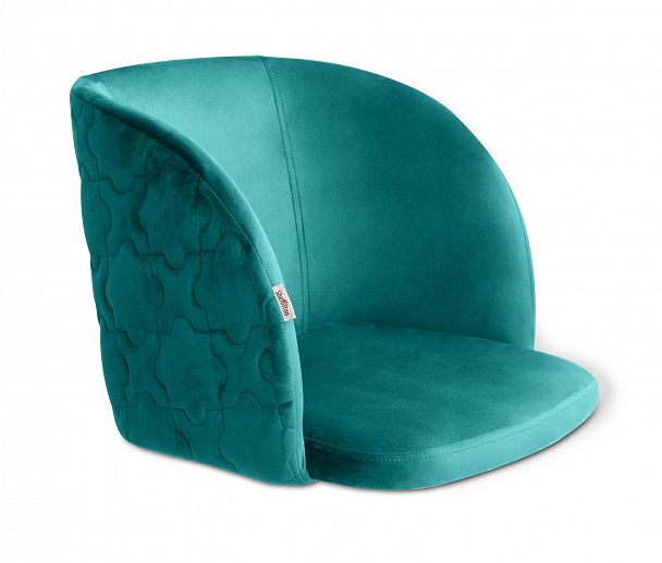 Стул полубарный Sheffilton SHT-ST33-1/S65-1 альпийский бирюзовый/венге - Вид 3