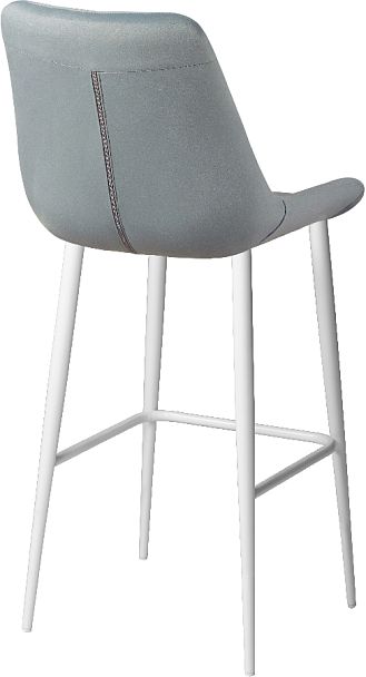 Барный поворотный стул Эйден, Confetti dusty blue/белый - Вид 5
