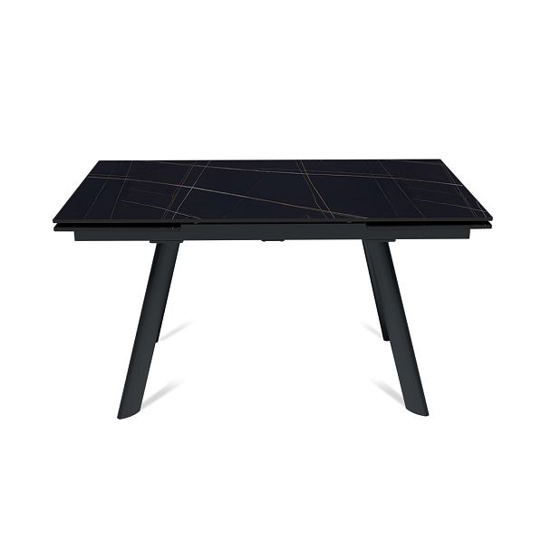 Стол раскладной Stone (140+40+40), керамика матовая Black Gold - Вид 2