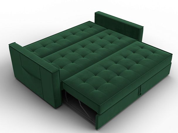 Диван прямой Лига-104 (160) Велюр зеленый - Вид 8