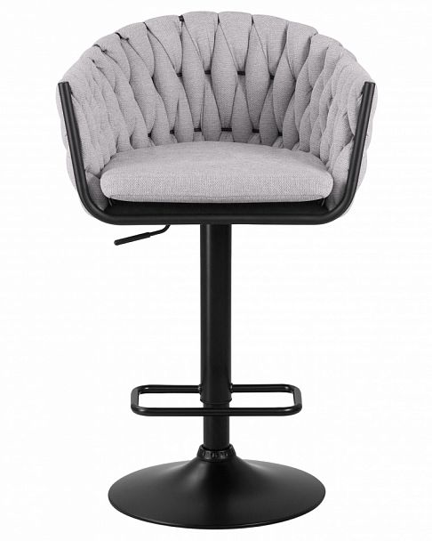 Стул барный DOBRIN LEON (серая ткань (LAR 275-17)) - Вид 6
