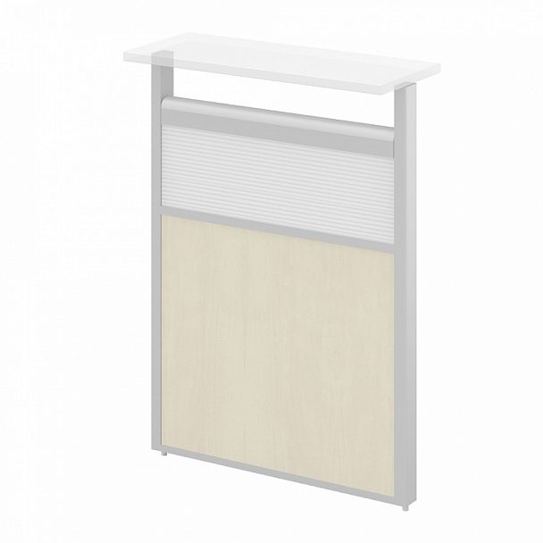 Модуль комбинированный "Логика-ресепшн" ПК-ЛГР-МДК112х60П/Д-В1-559 клен - Вид 1