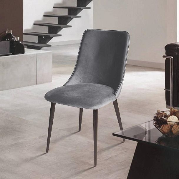Стул Joe, бархат серый 27 - Вид 4