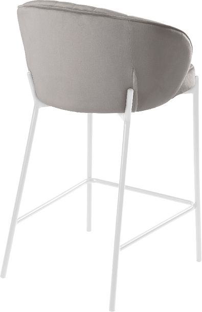 Комплект полубарных стульев Миэль светло-серый/белый, 4 шт. - Вид 4