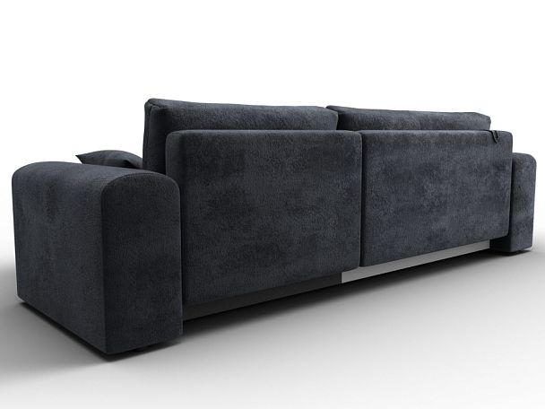 Диван угловой Лига-099 угол универсальный Велюр серый - Вид 5