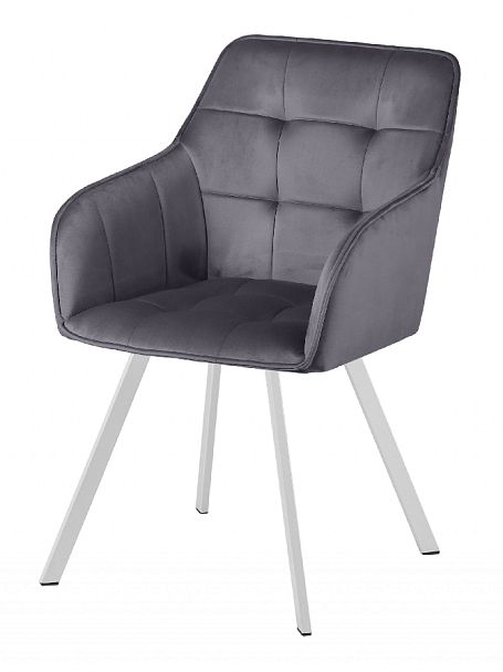 Кресло поворотное Мони, темно-серый H-15/белый - Вид 2