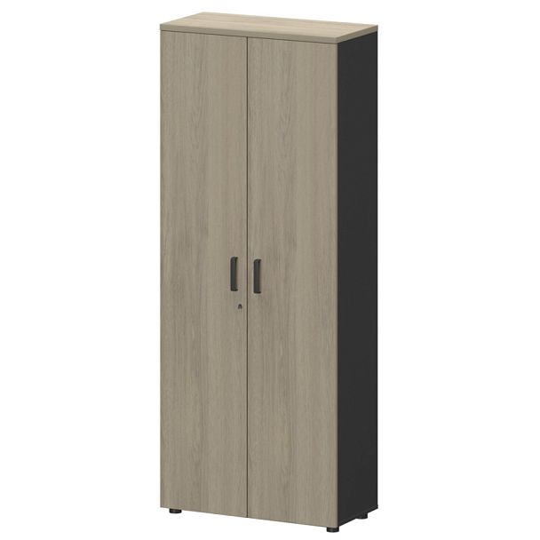 Шкаф для одежды СМШ-58ШД Тип2 Графит/Кронберг 792x380x1990 Смарт - Вид 1