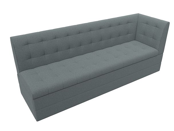 Диван кухонный Бриз с углом справа Рогожка серый - Вид 5