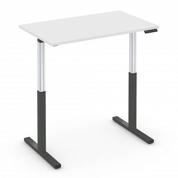 Стол электроподъемный "MOVE UP" MV.SE-2.7 Антрацит металл / Белый Бриллиант - Вид 3