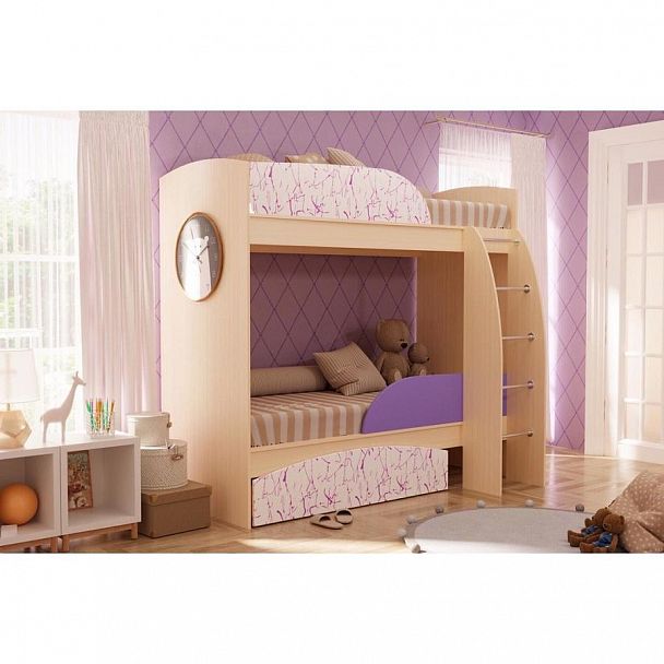 Кровать "Омега 4" МДФ - Вид 1