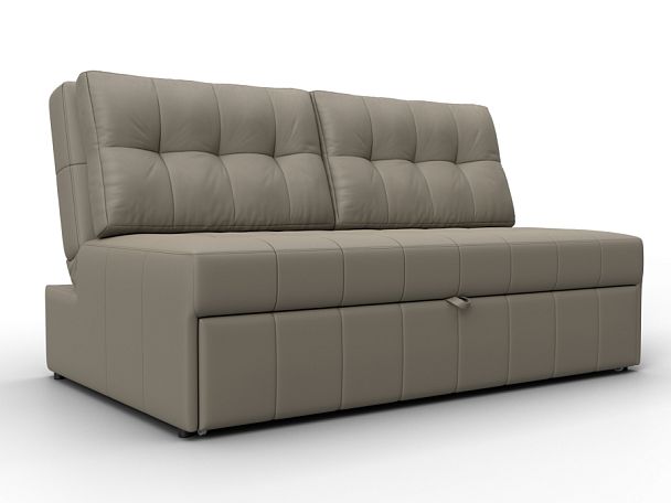 Диван прямой Лига-107 (140) Экокожа бежевый - Вид 1