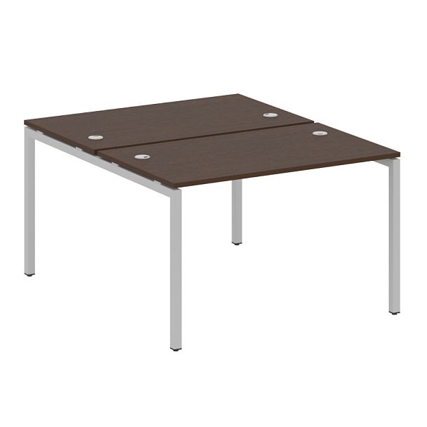 Metal System Quattro Р. ст. на П-образном м/к 40БП.РАС-СП-2.2 Венге/Серый металл 1200*1475*750 - Вид 1