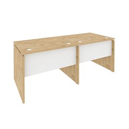 Onix Рабочая станция O.RS-2.1.8 Тиквуд светлый/Белый бриллиант 1960*800*750 - Фото предпросмотра