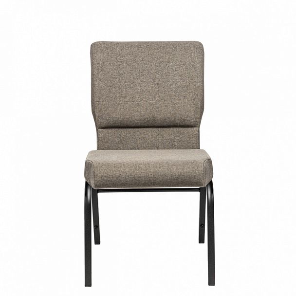 Стул церковный, рогожка montana 283, черный муар - Вид 1