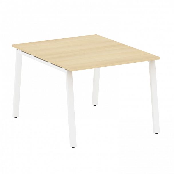 Стол для переговоров "Metal System" БА.ПРГ-1.1 акация/белый - Вид 1