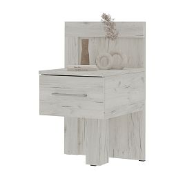 Гранд тумба прикроватная (0,450 х0,694х0,470) дуб крафт белый - Фото предпросмотра