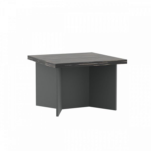 Стол кофейный Dali 60x60x42 эбен антрацит - Вид 1