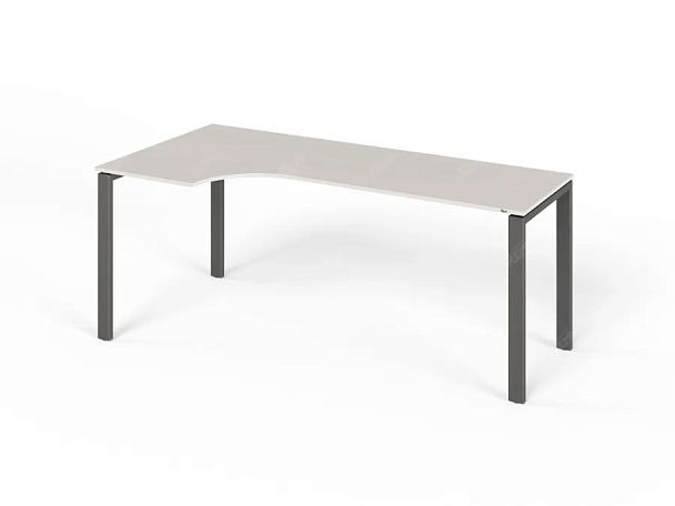 ЛАЙТ / LIGHT RLG016-16x9L Угловой стол 180x90x75 Дуб Молочный - Вид 1