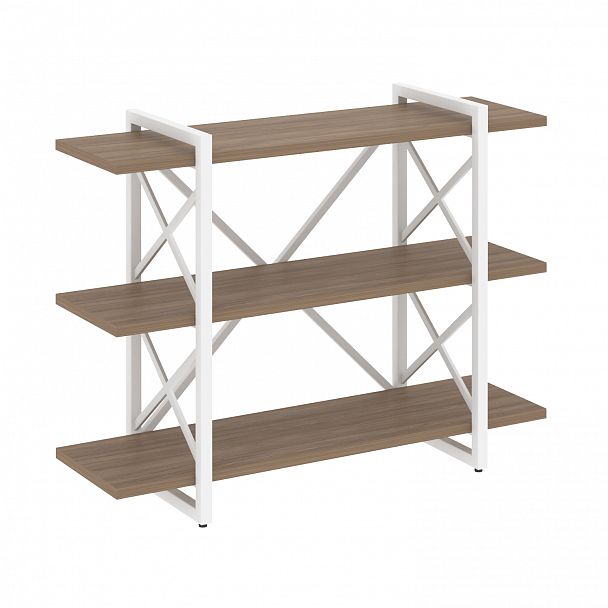 Стеллаж на опорах "Loft" VR.L-MST.O-3.8V дуб аризона/белый - Вид 1