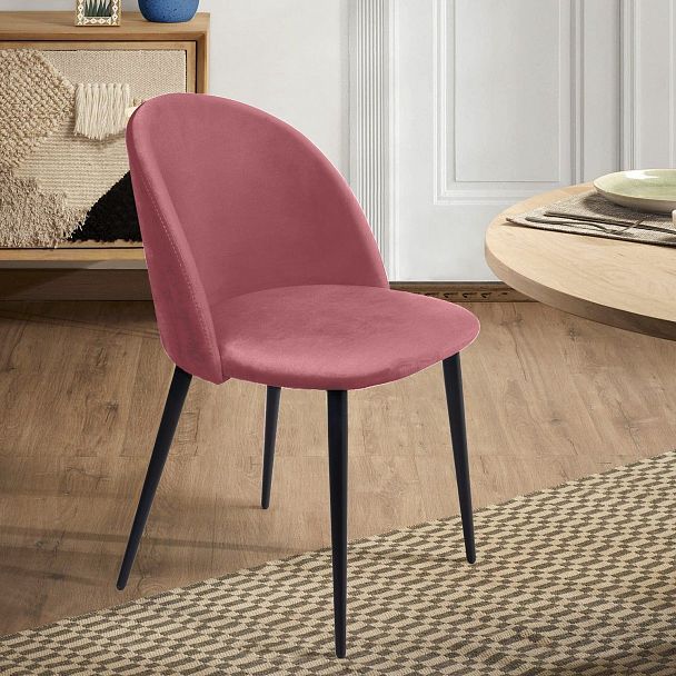 Cтул Thomas, бархат пудровый 15 - Вид 9