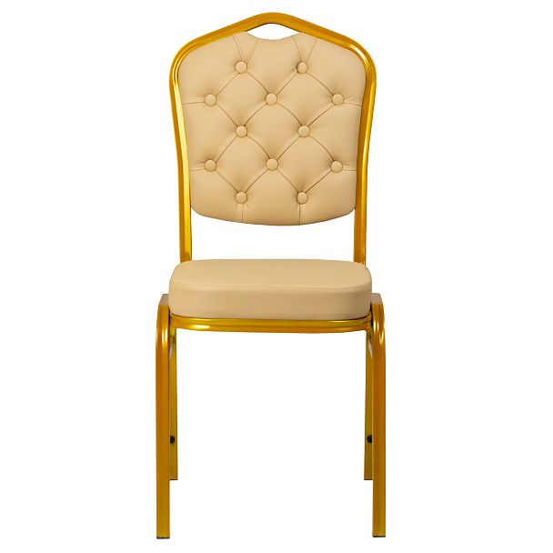 Стул Хит 25 мм, экокожа, каркас золото - Вид 7