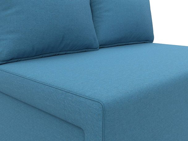 Диван прямой Лагуна Рогожка голубой - Вид 4